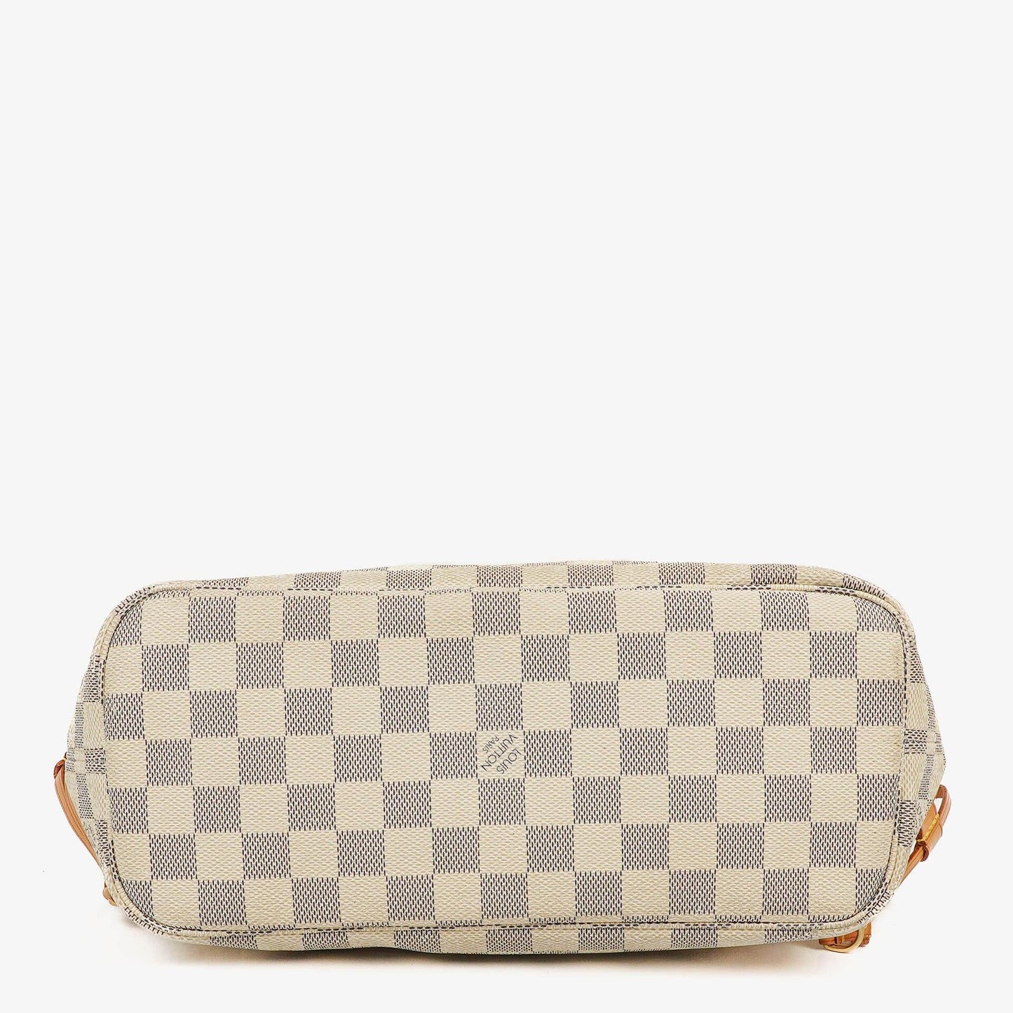 Louis Vuitton Damier Azur Beschichtete Canvas Neverfull PM Tote Tasche