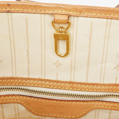 Louis Vuitton Damier Azur Beschichtete Canvas Neverfull PM Tote Tasche