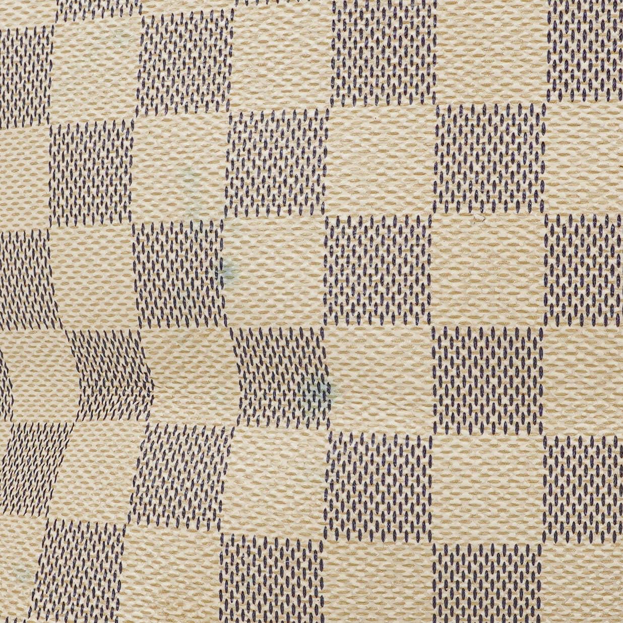 Louis Vuitton Damier Azur Beschichtete Canvas Neverfull PM Tote Tasche