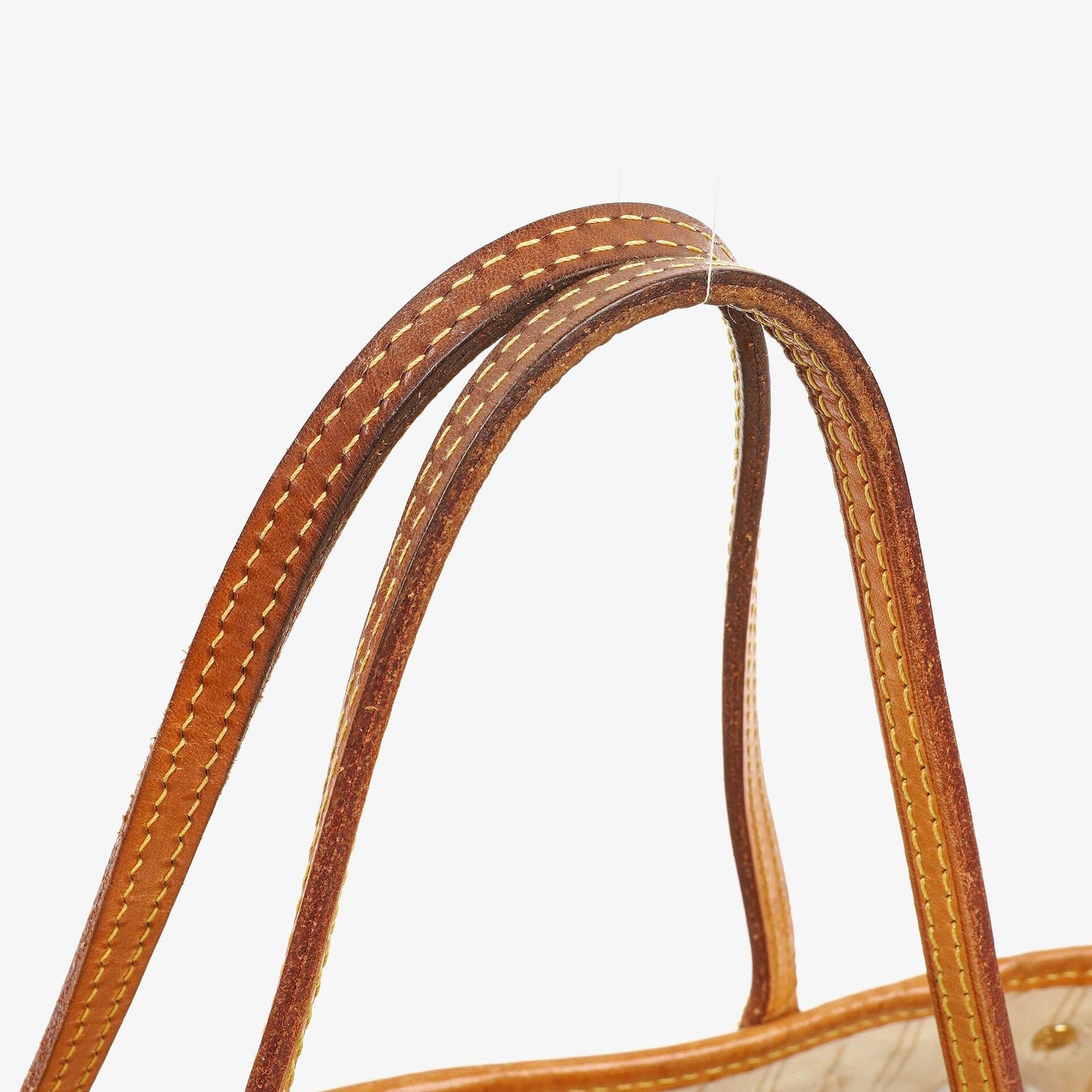 Louis Vuitton Neverfull PM Tote aus beschichtetem Damier Azur Canvas