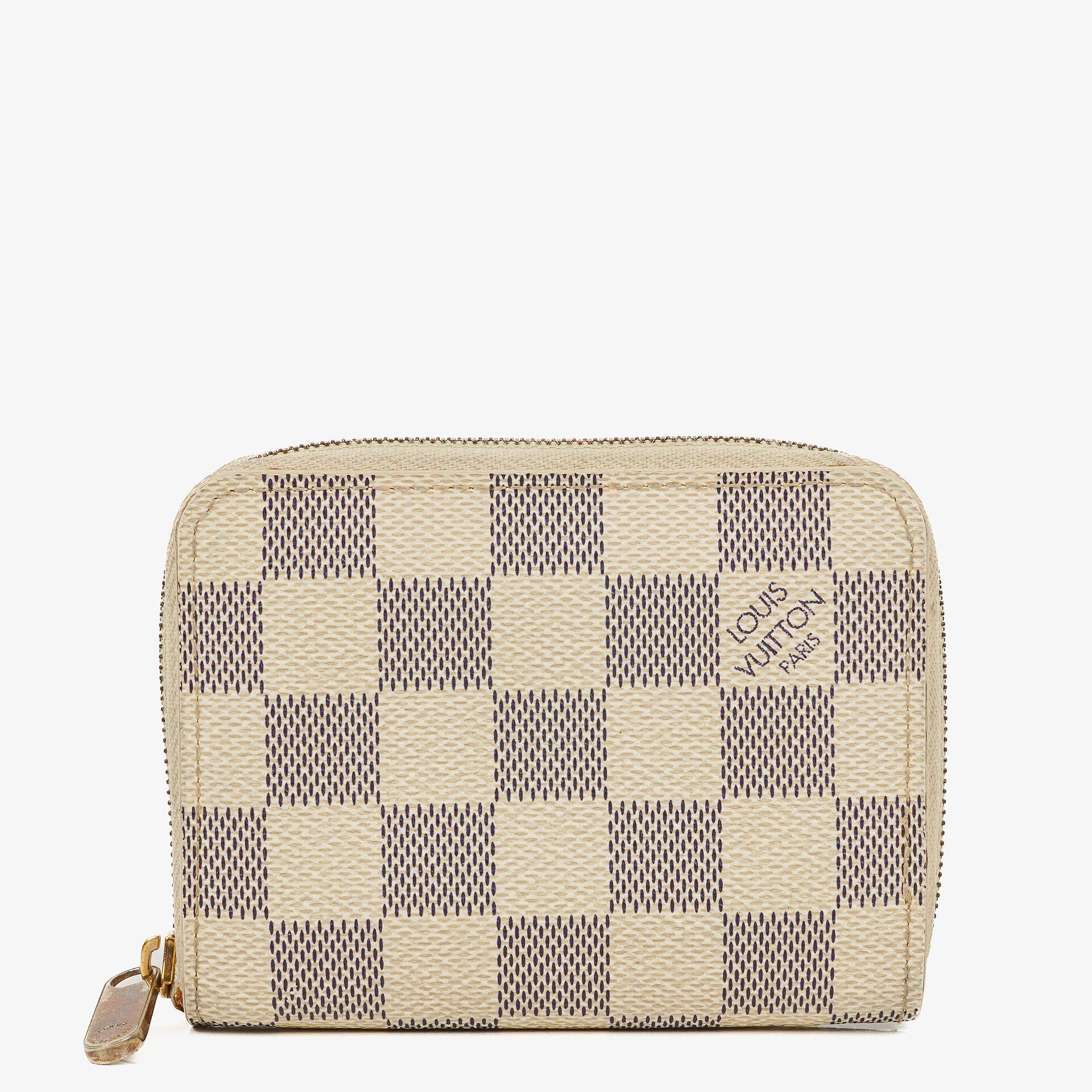 Louis Vuitton Damier Azur Zippy Münzgeldbörse