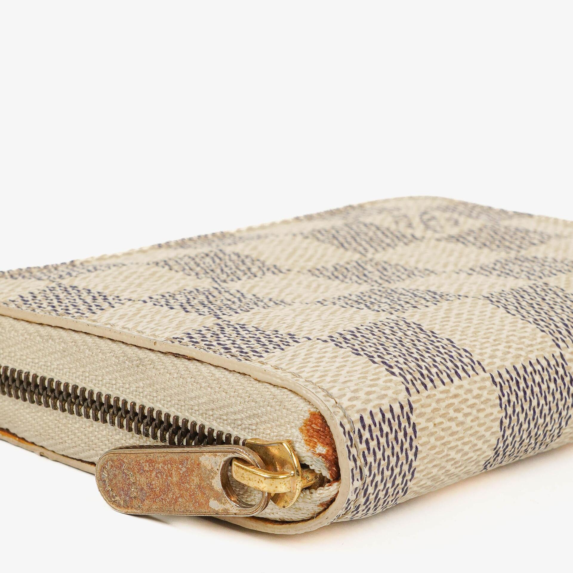 Louis Vuitton Damier Azur Zippy Münzgeldbörse