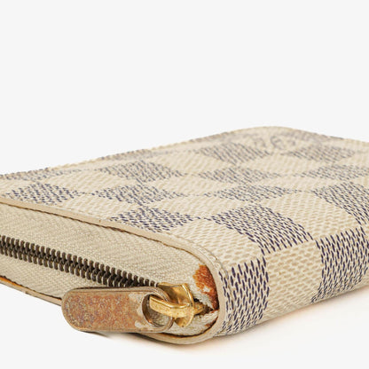 Louis Vuitton Damier Azur Zippy Münzgeldbörse