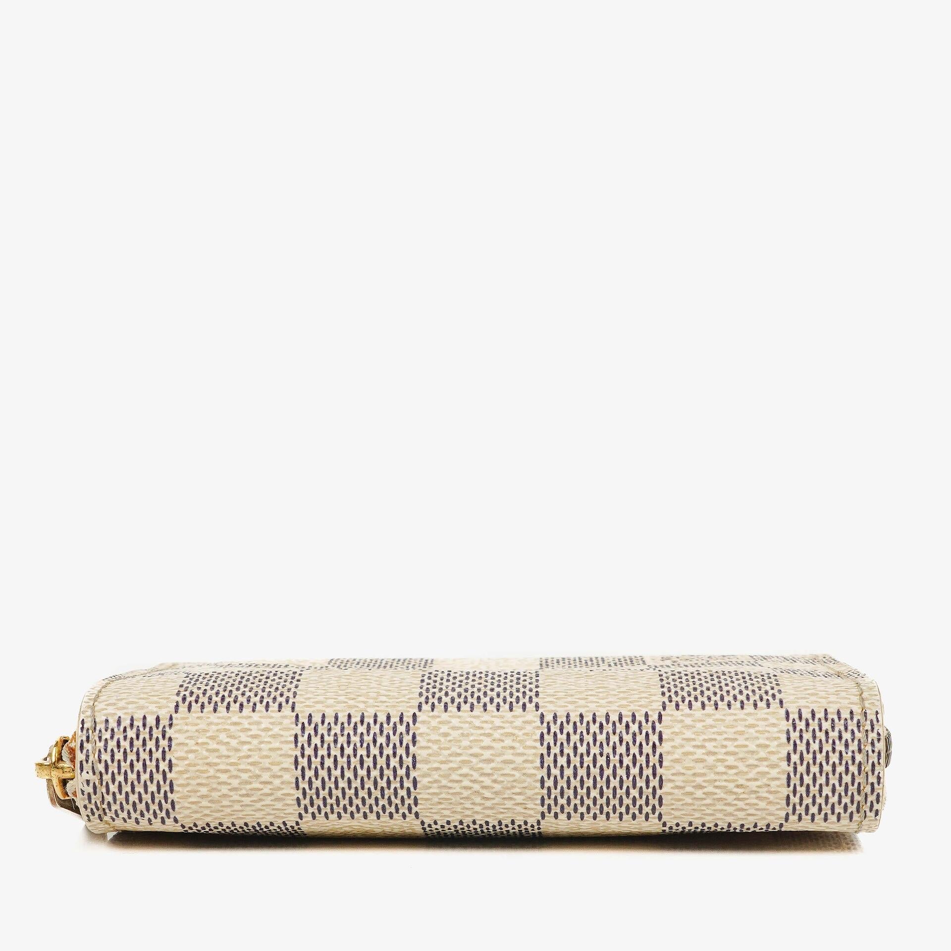 Louis Vuitton Damier Azur Zippy Münzgeldbörse