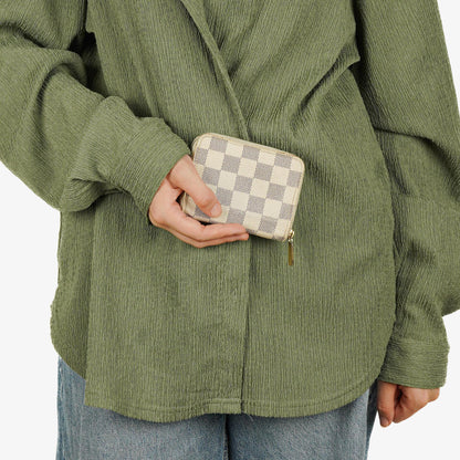 Louis Vuitton Zippy Münzgeldbörse in Damier Azur