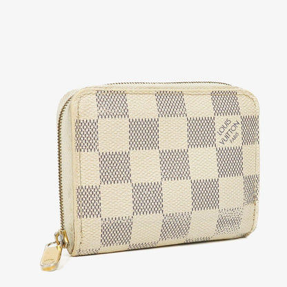 Louis Vuitton Zippy Münzgeldbörse in Damier Azur