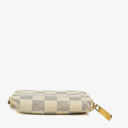 Louis Vuitton Zippy Münzgeldbörse in Damier Azur
