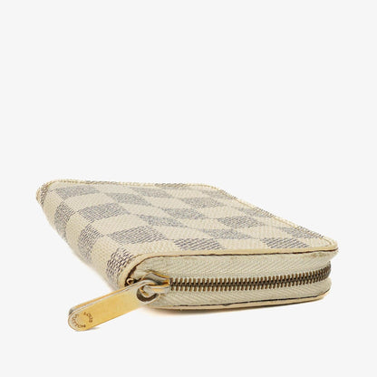 Louis Vuitton Zippy Münzgeldbörse in Damier Azur