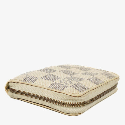 Louis Vuitton Zippy Münzgeldbörse in Damier Azur