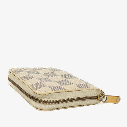Louis Vuitton Zippy Münzgeldbörse in Damier Azur