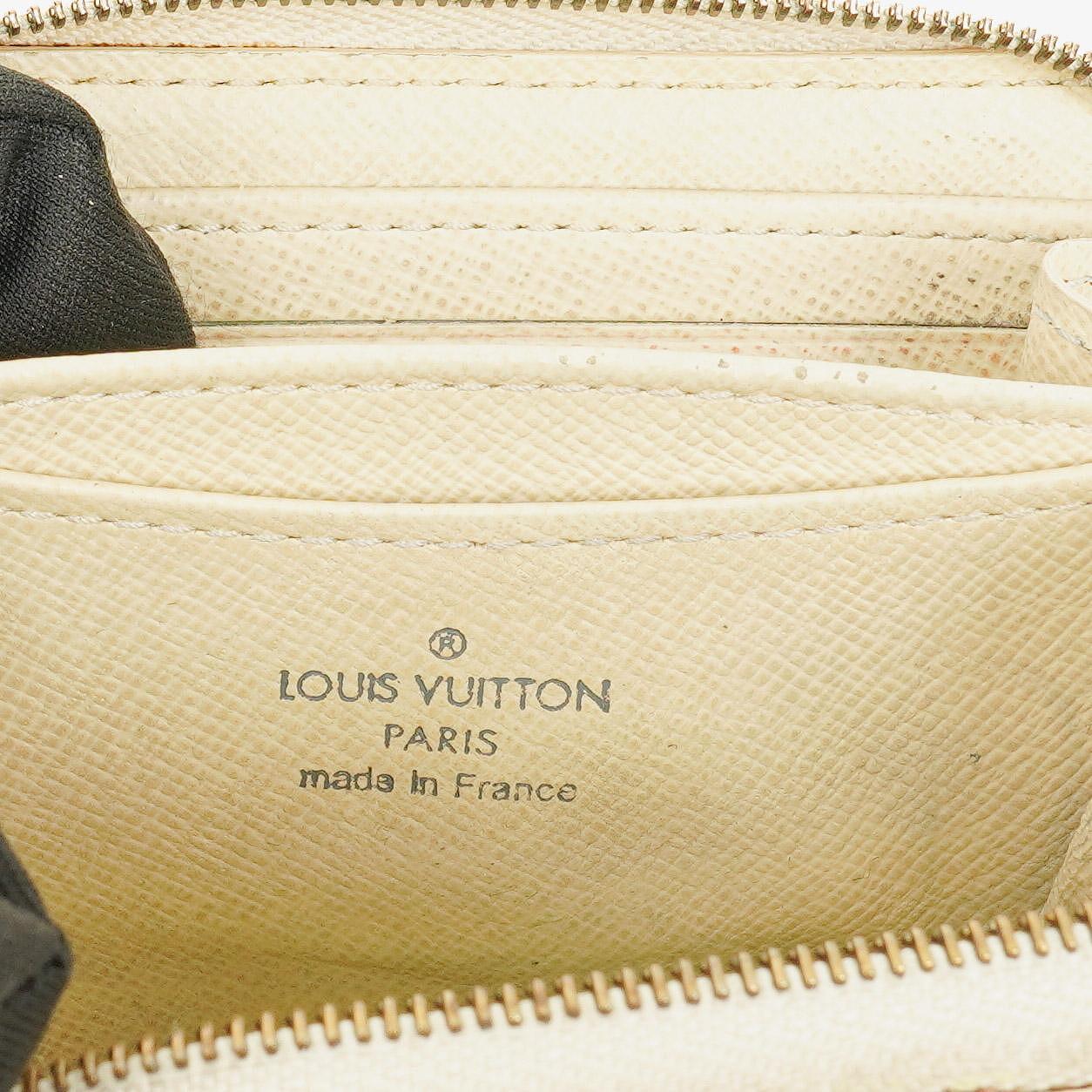 Louis Vuitton Zippy Münzgeldbörse in Damier Azur