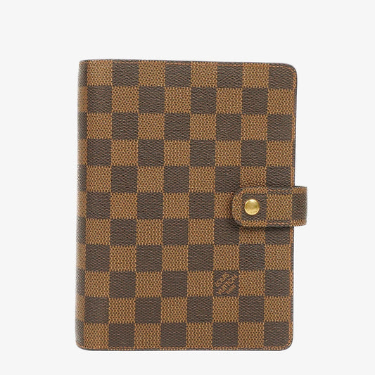 Louis Vuitton Damier Ebene Medium Ring Agenda
