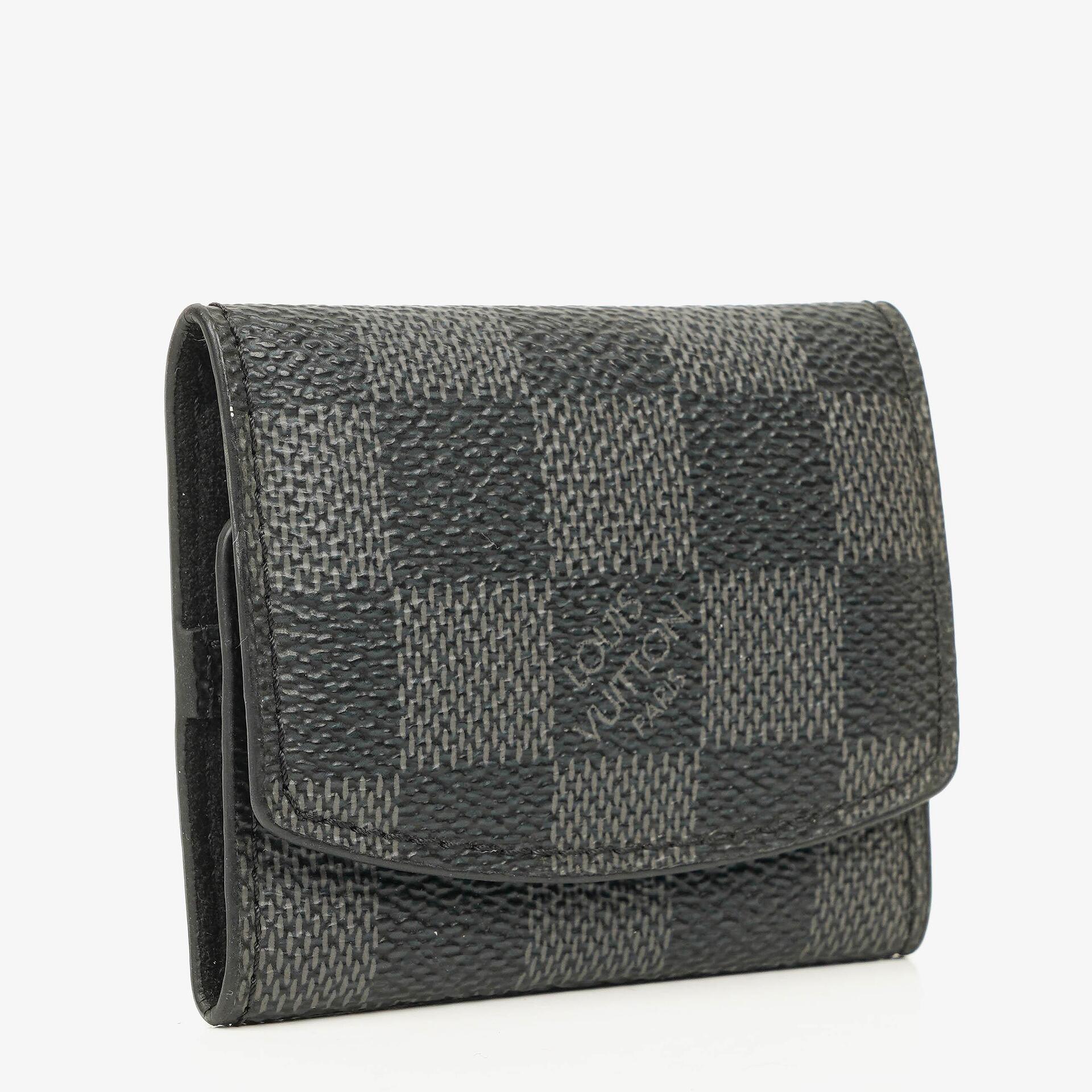 Louis Vuitton Manschettenknopf-Etui in Damier Graphite