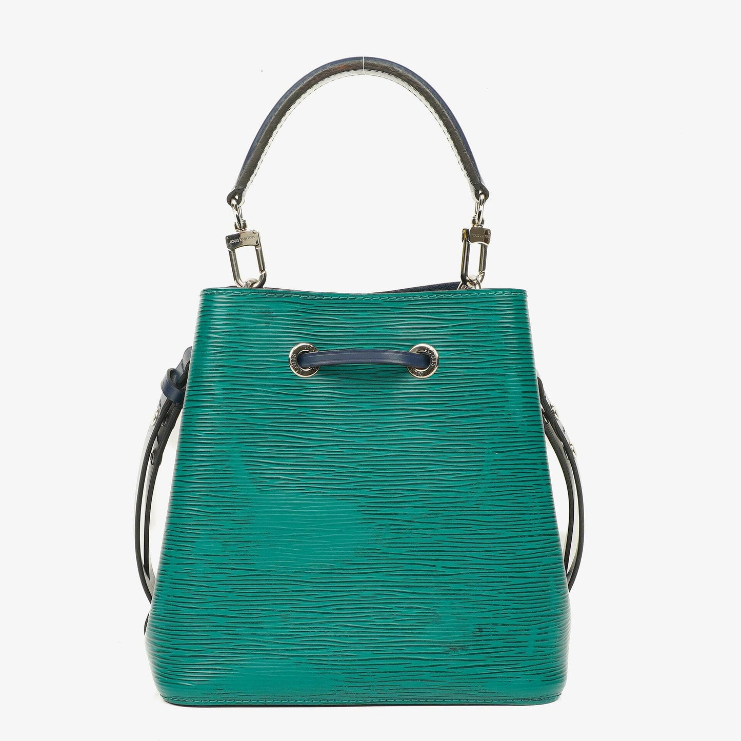 Louis Vuitton Néonoé BB Tasche aus Epi Leder in Smaragdgrün und Indigo