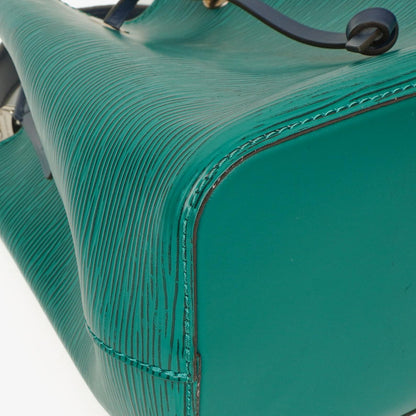 Louis Vuitton Néonoé BB Tasche aus Epi Leder in Smaragdgrün und Indigo