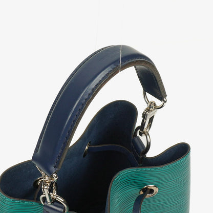 Louis Vuitton Néonoé BB Tasche aus Epi Leder in Smaragdgrün und Indigo