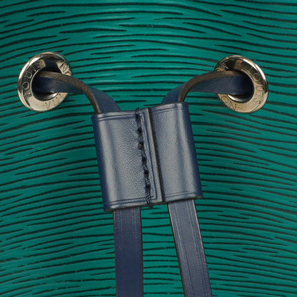 Louis Vuitton Néonoé BB Tasche aus Epi Leder in Smaragdgrün und Indigo