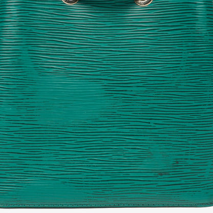 Louis Vuitton Néonoé BB Tasche aus Epi Leder in Smaragdgrün und Indigo