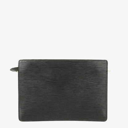 Louis Vuitton Enghien Schultertasche aus schwarzem Epi-Leder