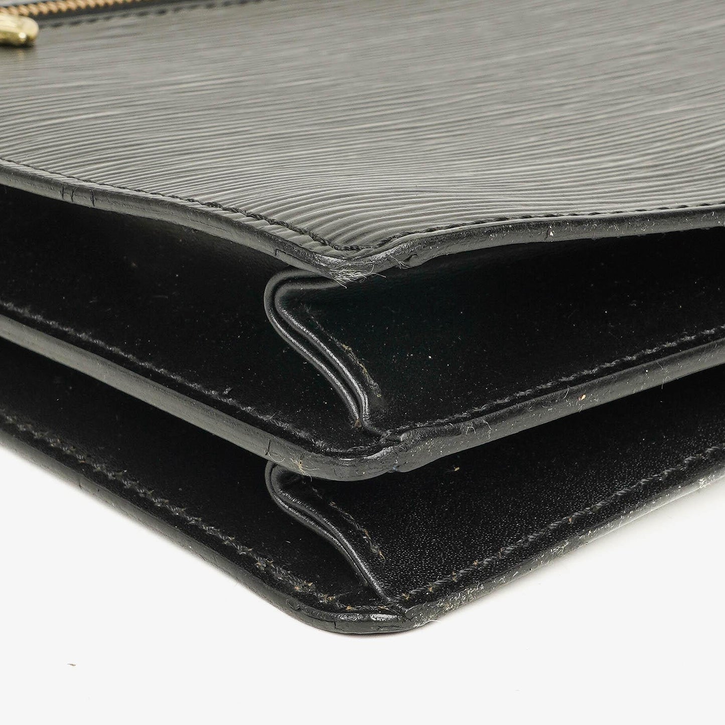 Louis Vuitton Enghien Schultertasche aus schwarzem Epi-Leder