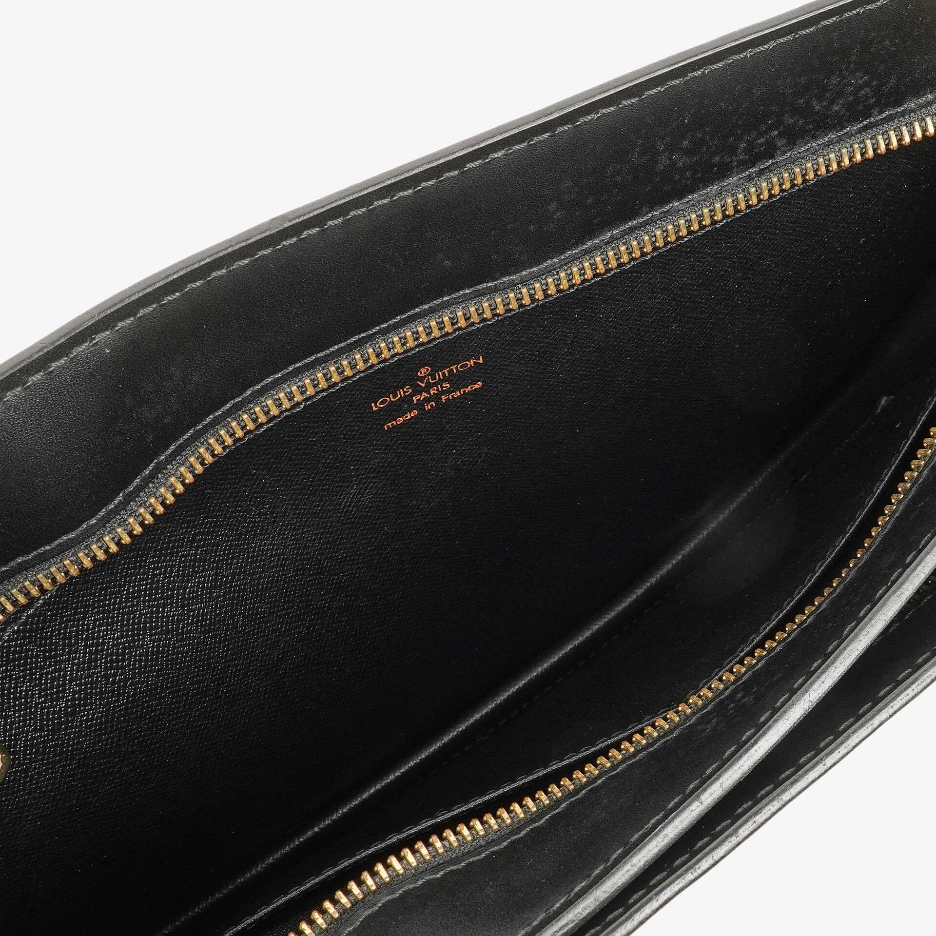 Louis Vuitton Enghien Schultertasche aus schwarzem Epi-Leder