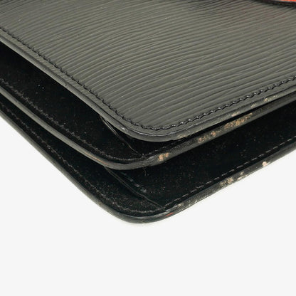 Louis Vuitton Hoche Schultertasche aus Epi-Leder in Schwarz und Rot