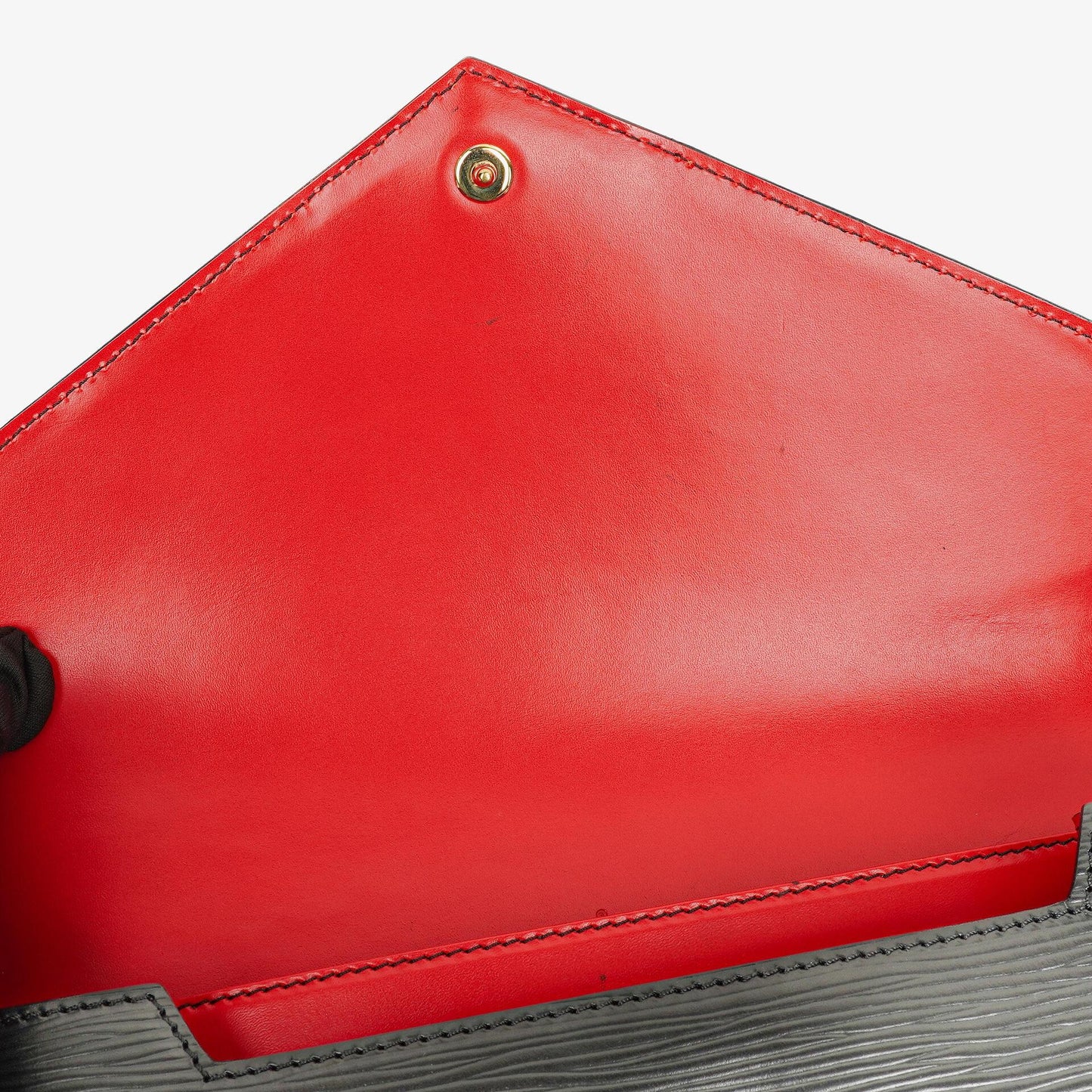 Louis Vuitton Hoche Schultertasche aus Epi-Leder in Schwarz und Rot