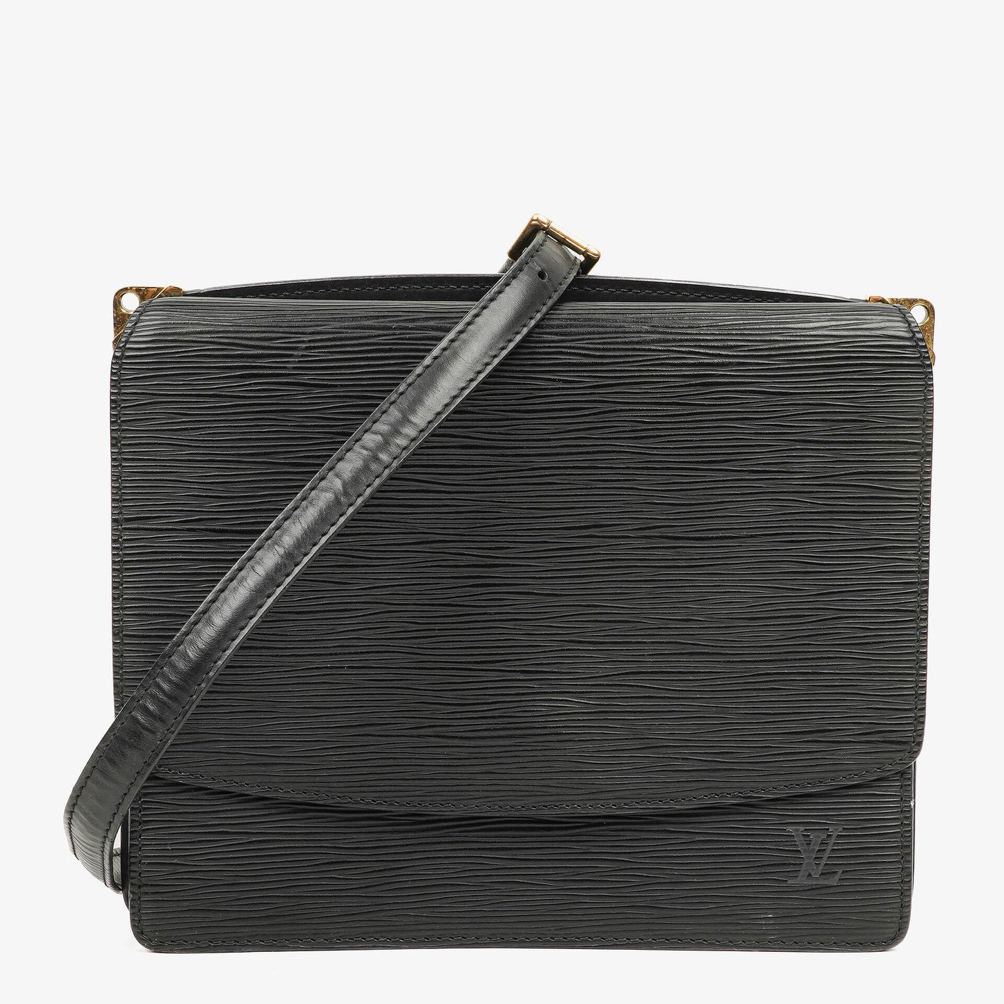 Louis Vuitton Grenelle Tasche aus schwarzem Epi Leder