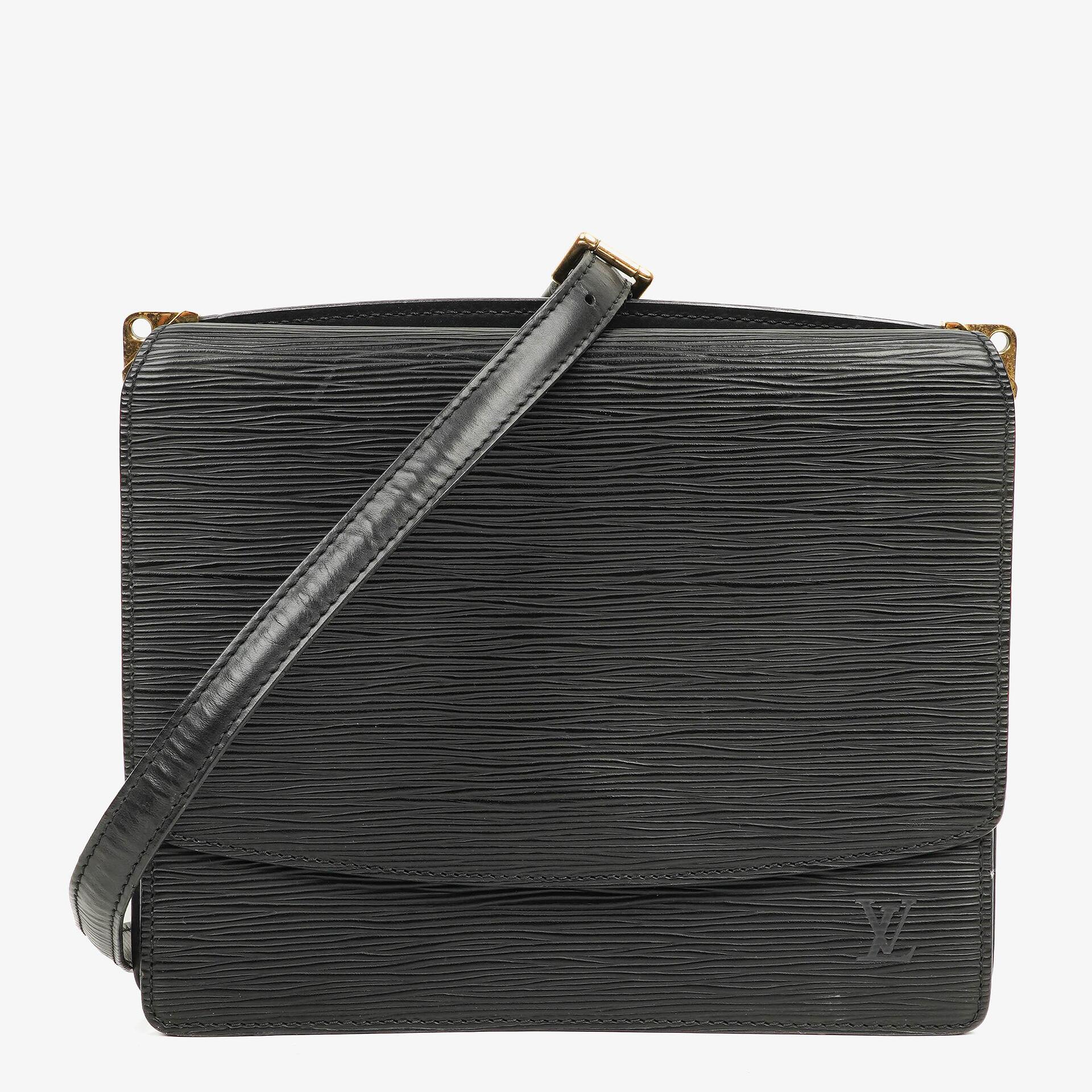 Louis Vuitton Grenelle Tasche aus schwarzem Epi Leder