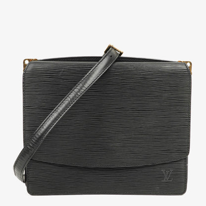Louis Vuitton Grenelle Tasche aus schwarzem Epi Leder