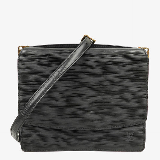 Louis Vuitton Grenelle Tasche aus schwarzem Epi Leder