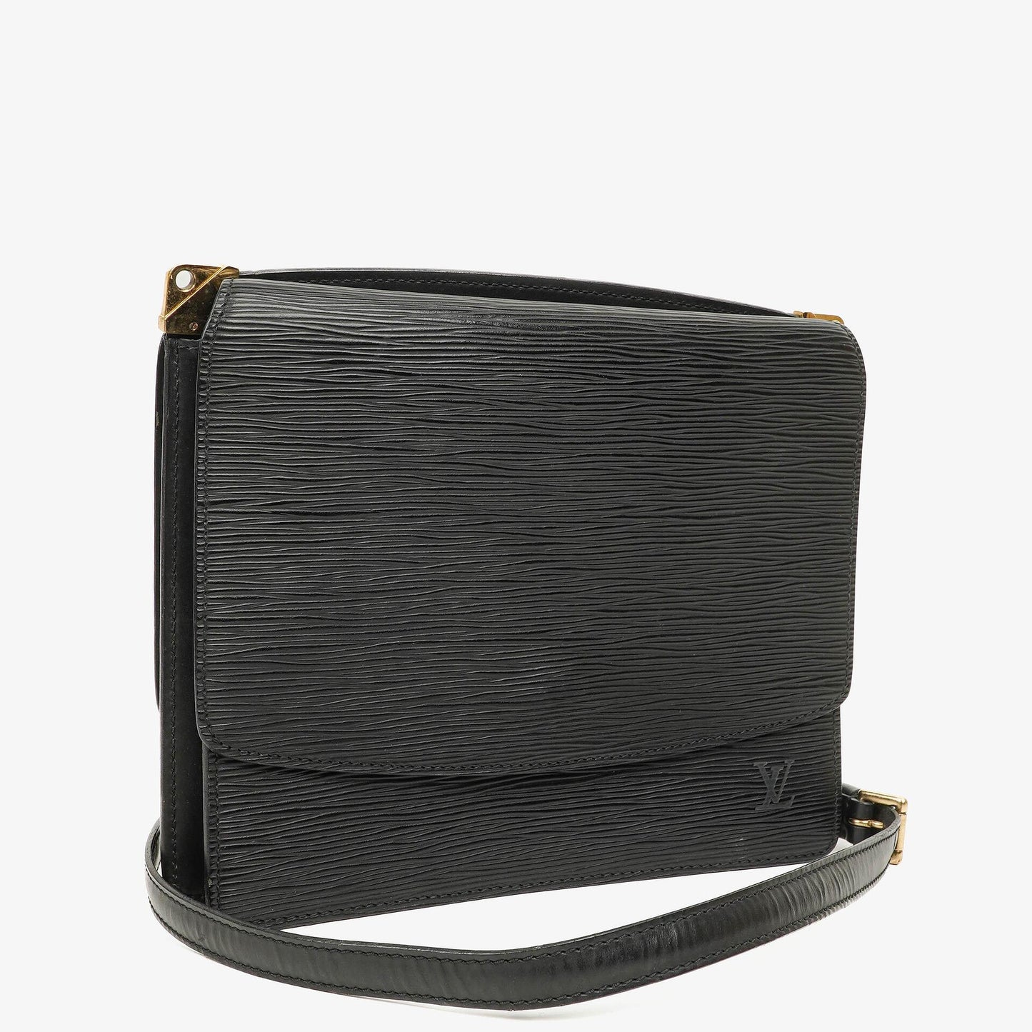 Louis Vuitton Grenelle Tasche aus schwarzem Epi Leder