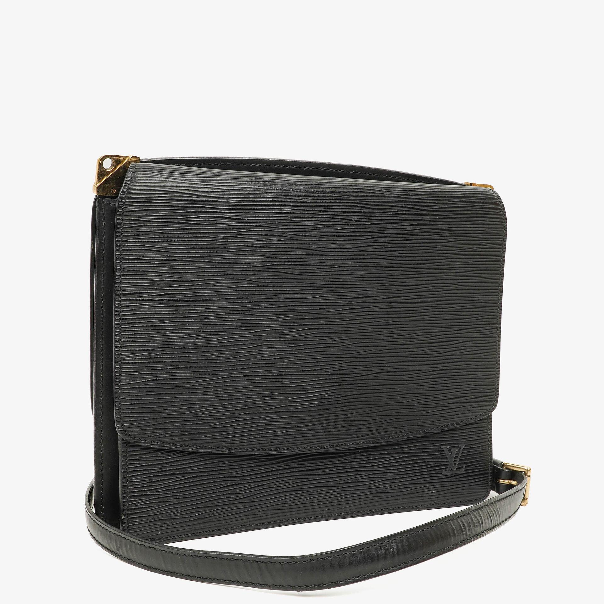 Louis Vuitton Grenelle Tasche aus schwarzem Epi Leder