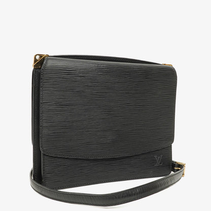 Louis Vuitton Grenelle Tasche aus schwarzem Epi Leder