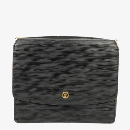 Louis Vuitton Grenelle Tasche aus schwarzem Epi Leder