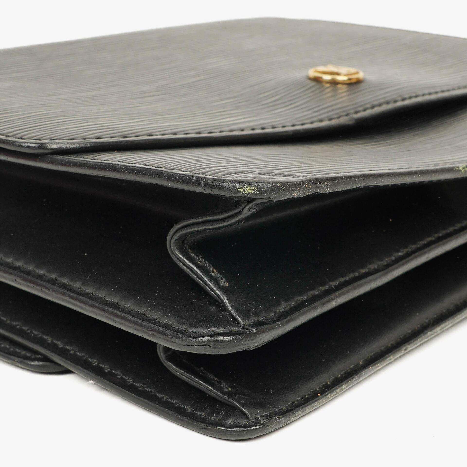Louis Vuitton Grenelle Tasche aus schwarzem Epi Leder