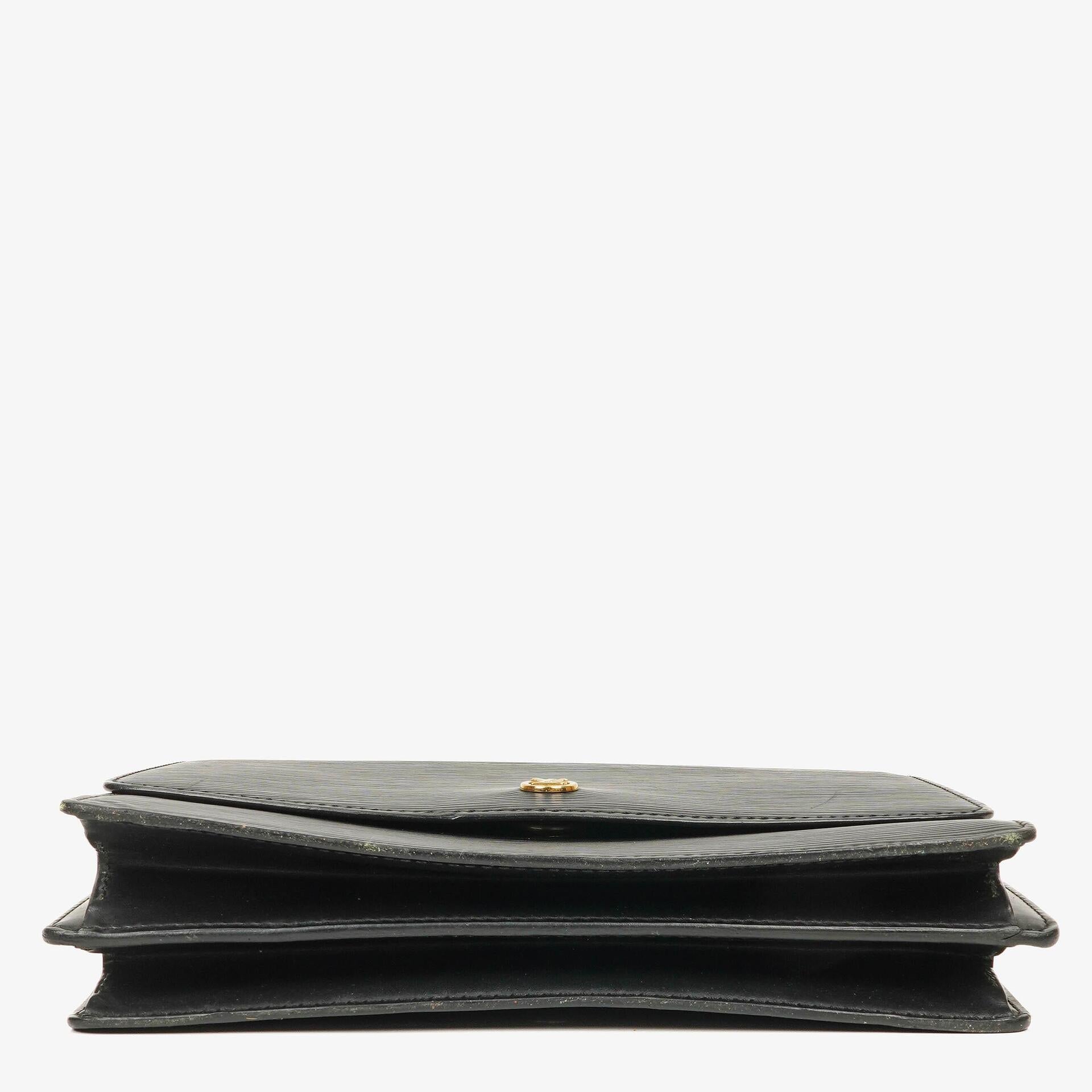 Louis Vuitton Grenelle Tasche aus schwarzem Epi Leder
