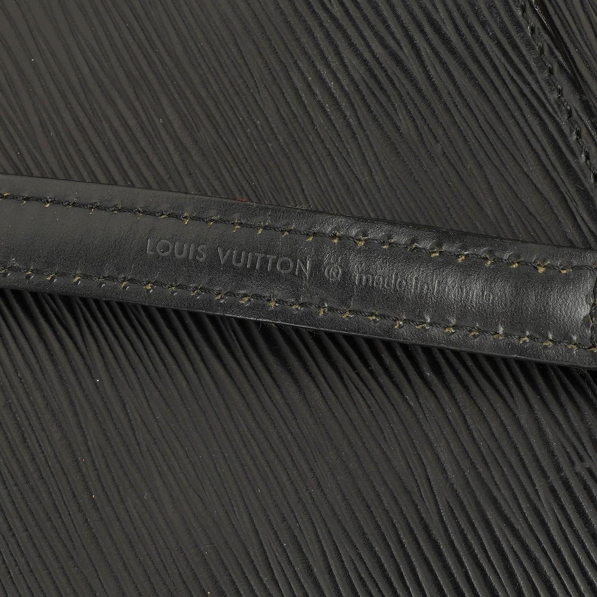 Louis Vuitton Grenelle Tasche aus schwarzem Epi Leder