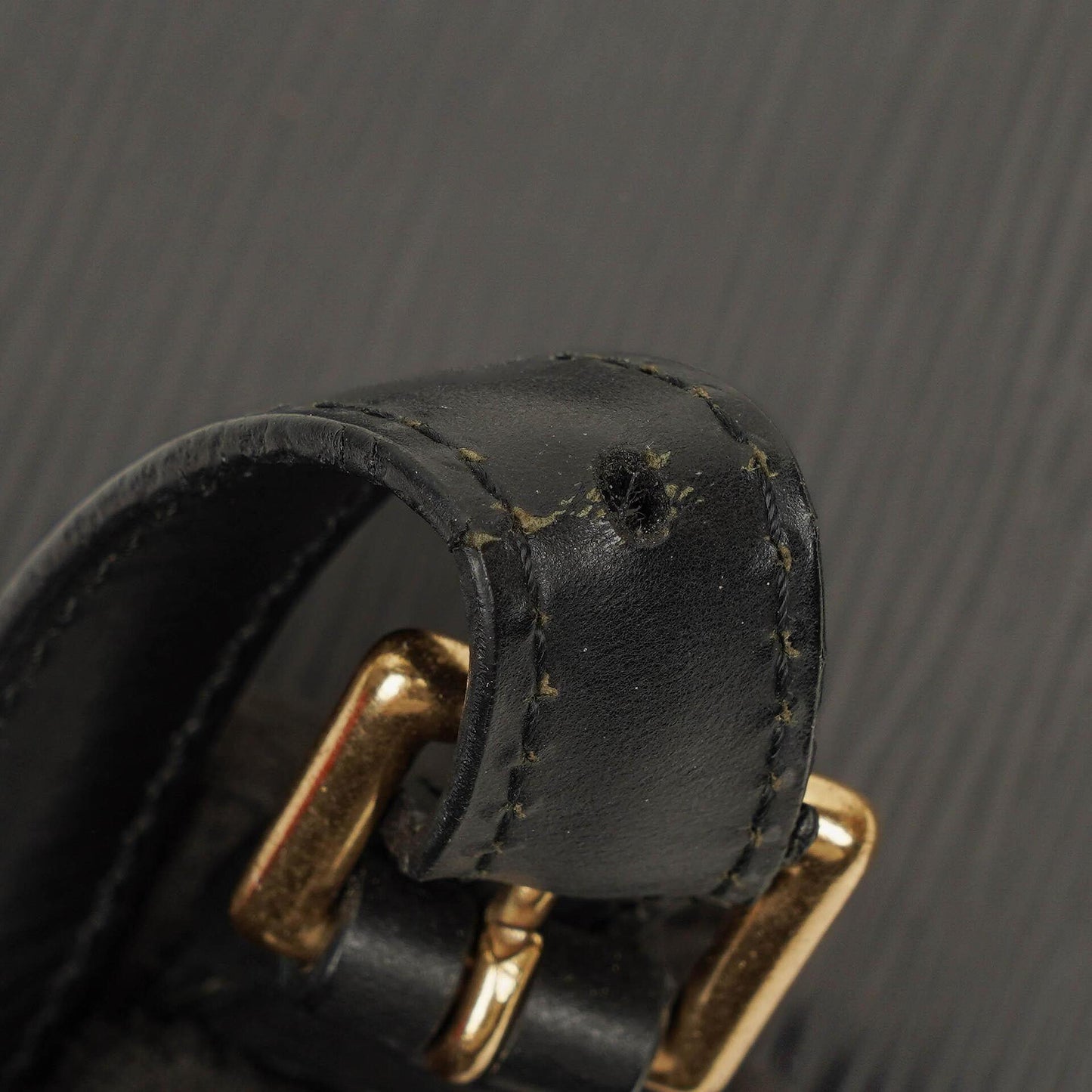 Louis Vuitton Grenelle Tasche aus schwarzem Epi Leder