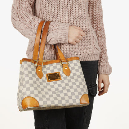 Louis Vuitton Hampstead Damier Azure Schultertasche