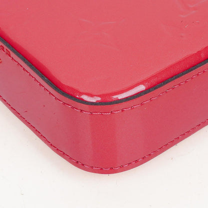 Louis Vuitton Felicie Pochette Kettenbörse aus knallpinkem Vernis