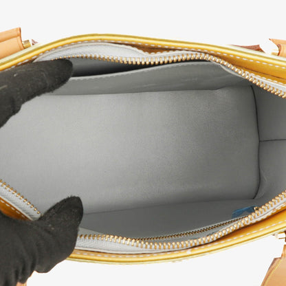 Louis Vuitton Houston Schultertasche aus grünem Vernis