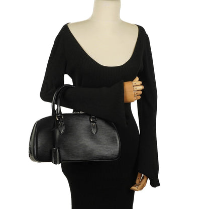 Louis Vuitton Jasmin Schwarz EPI Leder Handtasche