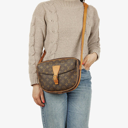 Louis Vuitton Jeune Fille GM Umhängetasche aus Monogramm Canvas