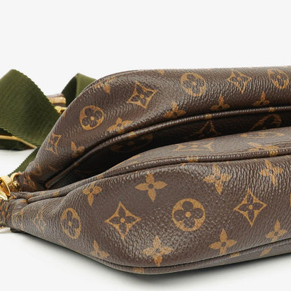 Louis Vuitton Multi-Pochette Accessoires Tasche aus Kaki Monogram Canvas