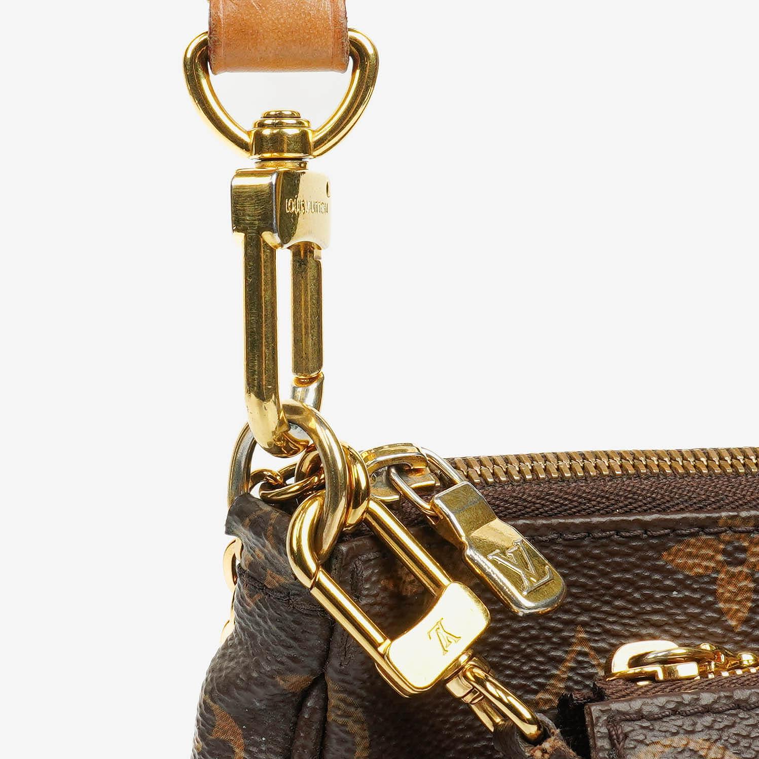 Louis Vuitton Multi-Pochette Accessoires Tasche aus Kaki Monogram Canvas