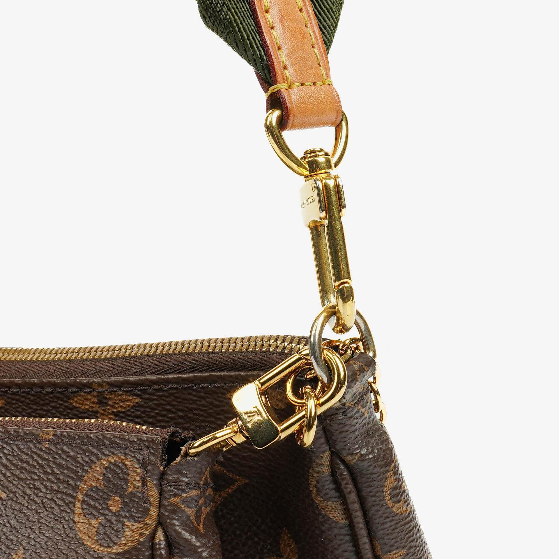 Louis Vuitton Multi-Pochette Accessoires Tasche aus Kaki Monogram Canvas