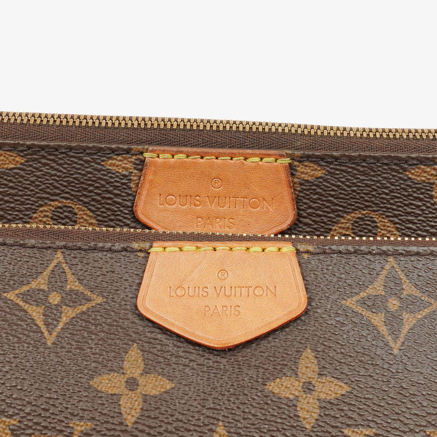Louis Vuitton Multi-Pochette Accessoires Tasche aus Kaki Monogram Canvas