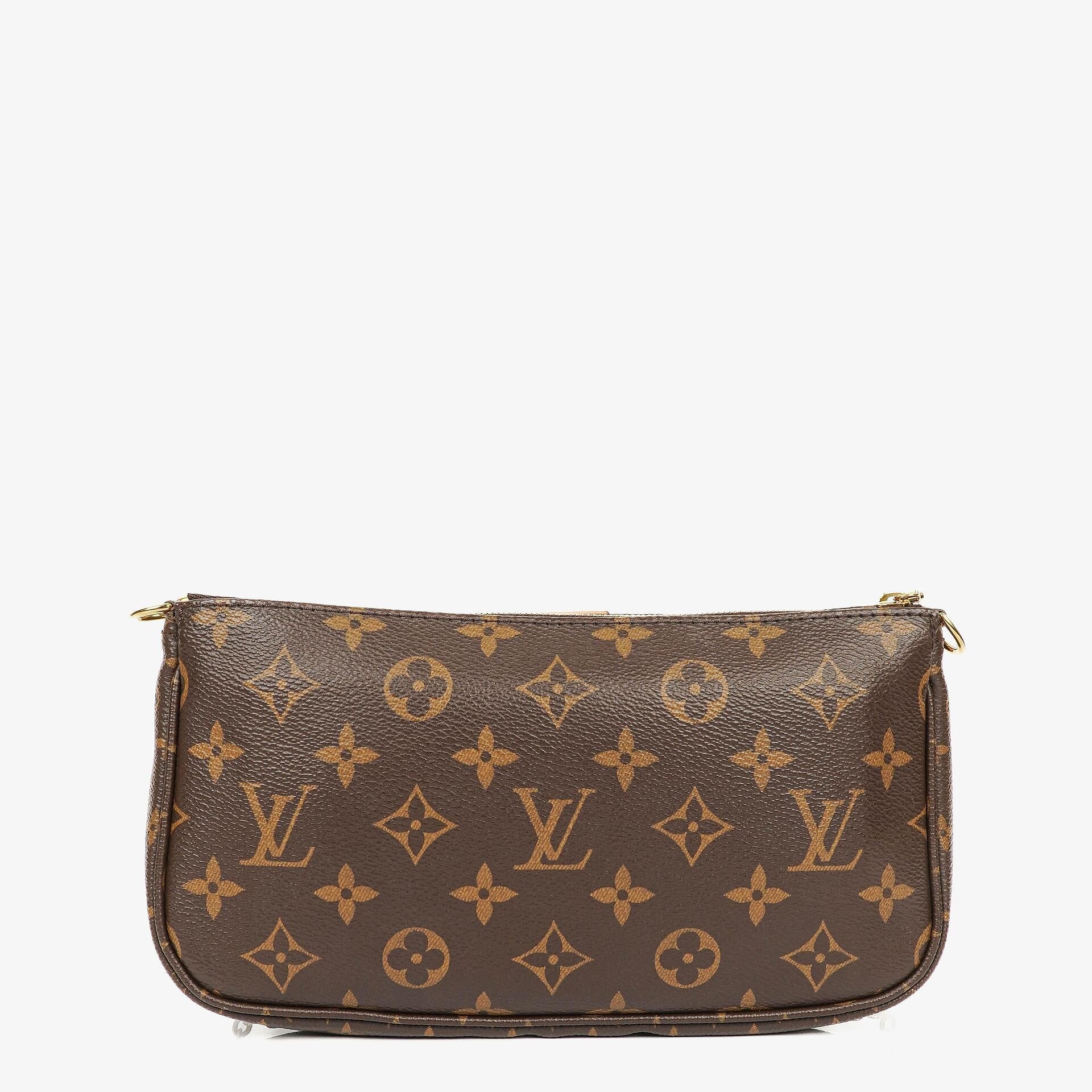 Louis Vuitton Multi-Pochette Accessoires Tasche aus Kaki Monogram Canvas