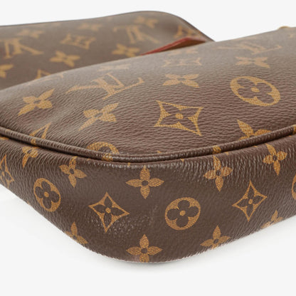 Louis Vuitton Multi-Pochette Accessoires Tasche aus Kaki Monogram Canvas